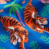 Hallie Frill Strap Swimsuit Jungle Placement Hallie Frill Strap Swimsuit Jungle Placement