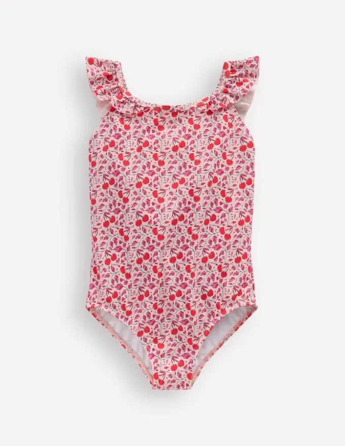 Hallie Frill Strap Swimsuit Lotus Cherry Vine Hallie Frill Strap Swimsuit Lotus Cherry Vine