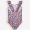 Hallie Frill Strap Swimsuit Mini Summer Flowerbed Hallie Frill Strap Swimsuit Mini Summer Flowerbed