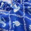 Hallie Frill Strap Swimsuit Regency Blue Shell Tile Hallie Frill Strap Swimsuit Regency Blue Shell Tile