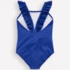Hallie Frill Strap Swimsuit Sapphire Blue Unicorn