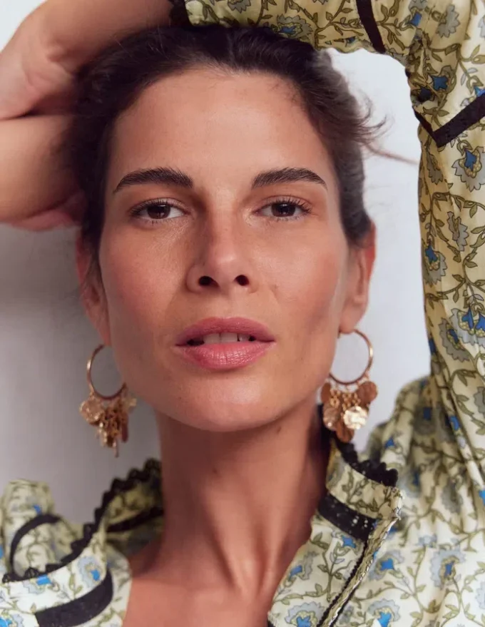Hammered Gold Teardrop Hoops Gold Colour Hammered Gold Teardrop Hoops Gold Colour