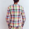 Hampstead Linen Blazer Soft Yellow, Pink Multigingham