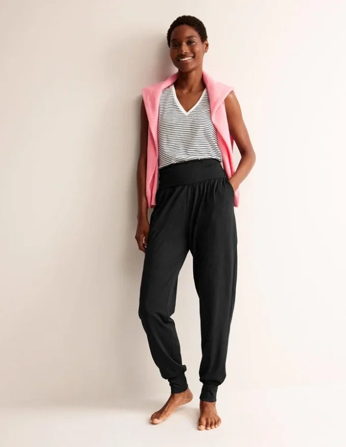 Hareem Jersey Sweatpants Black Hareem Jersey Sweatpants Black