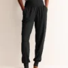 Hareem Jersey Sweatpants Black Hareem Jersey Sweatpants Black