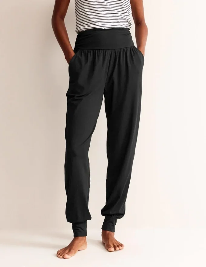 Hareem Jersey Sweatpants Black Hareem Jersey Sweatpants Black