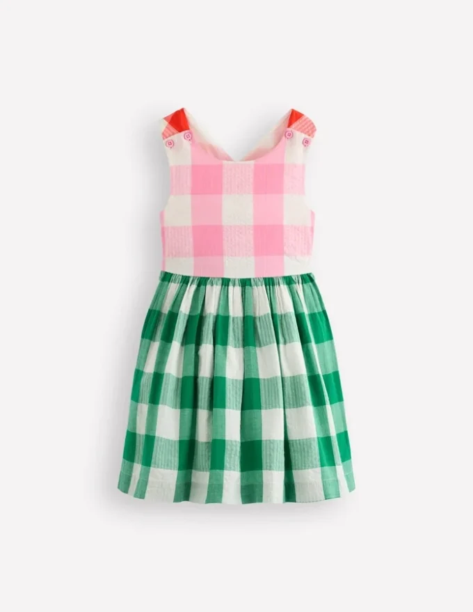 Harper Cross-Back Dress Gingham Hotchpotch Harper Cross-Back Dress Gingham Hotchpotch