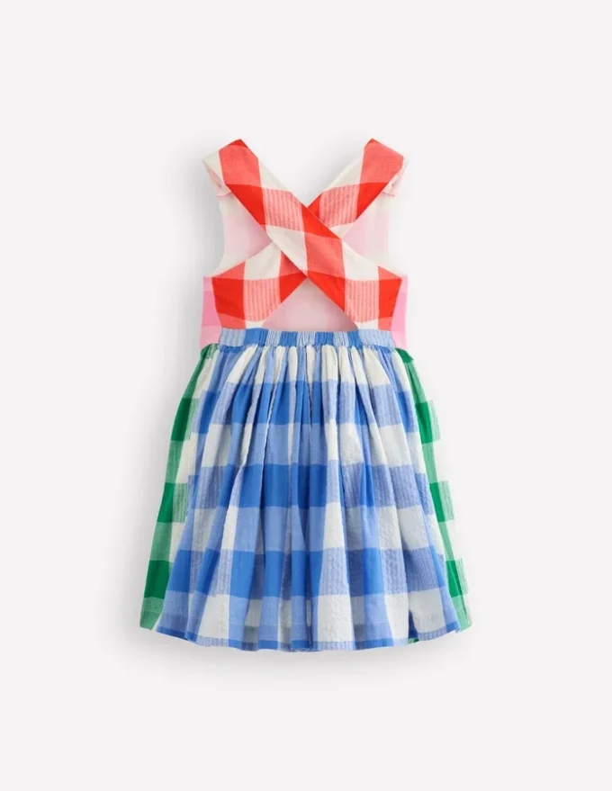Harper Cross-Back Dress Gingham Hotchpotch Harper Cross-Back Dress Gingham Hotchpotch