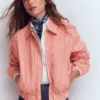Harrington Jacket Red Tram Stripe