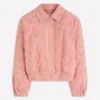 Harrington Jacket Red Tram Stripe