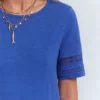 Hattie Jersey T-shirt Dress Denim Blue Hattie Jersey T-shirt Dress Denim Blue