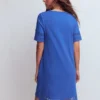Hattie Jersey T-shirt Dress Denim Blue Hattie Jersey T-shirt Dress Denim Blue