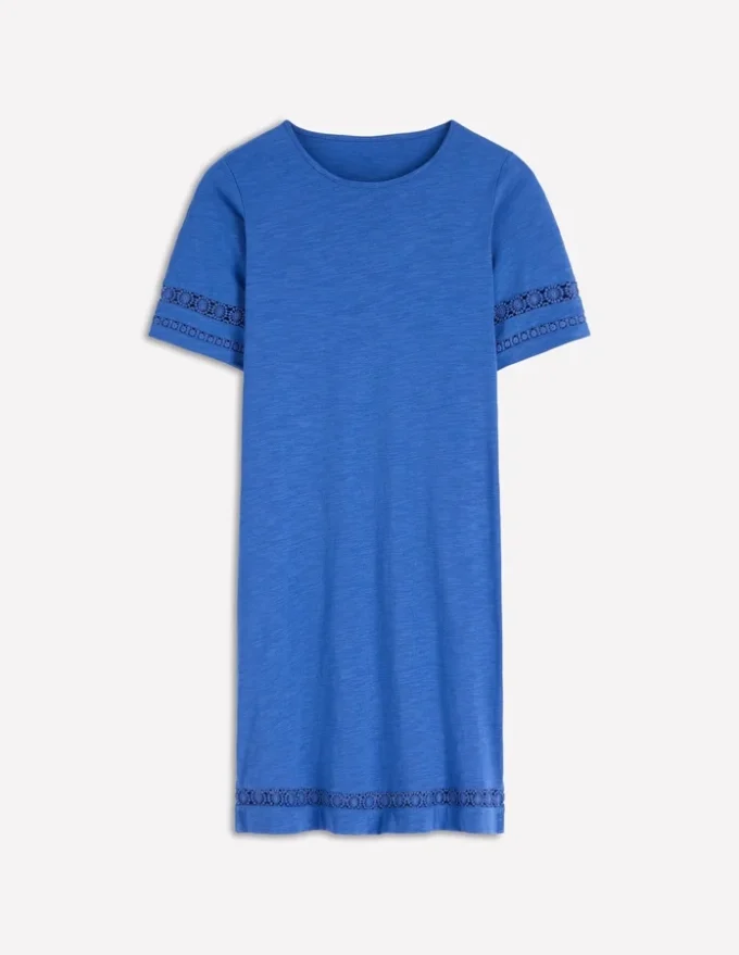 Hattie Jersey T-shirt Dress Denim Blue Hattie Jersey T-shirt Dress Denim Blue