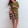 Hattie Jersey T-shirt Dress Olive Hattie Jersey T-shirt Dress Olive