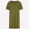 Hattie Jersey T-shirt Dress Olive Hattie Jersey T-shirt Dress Olive