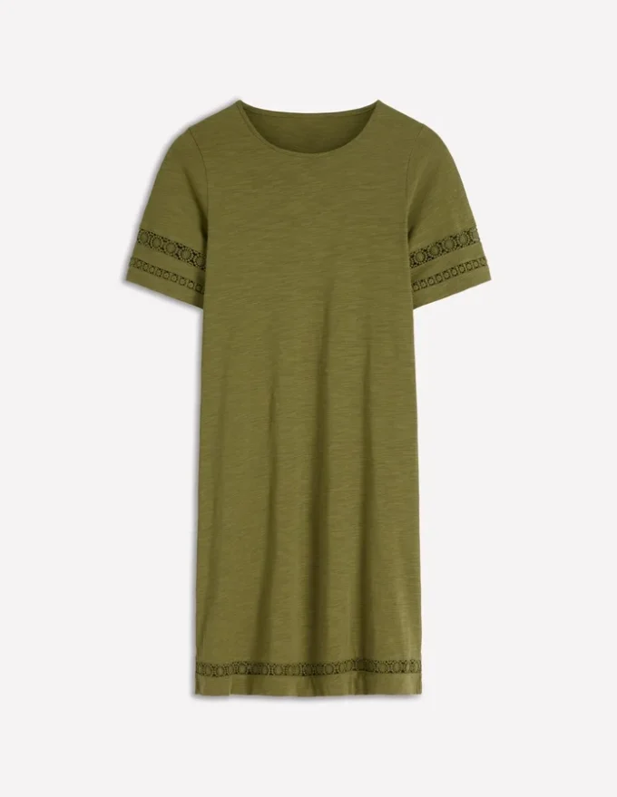 Hattie Jersey T-shirt Dress Olive Hattie Jersey T-shirt Dress Olive