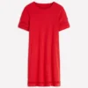 Hattie Jersey T-shirt Dress Red Coral Hattie Jersey T-shirt Dress Red Coral