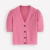Hayley Cotton V-neck Cardigan Dusty Rose Hayley Cotton V-neck Cardigan Dusty Rose