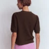 Hayley Cotton V-neck Cardigan Espresso Hayley Cotton V-neck Cardigan Espresso