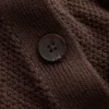 Hayley Cotton V-neck Cardigan Espresso Hayley Cotton V-neck Cardigan Espresso