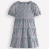 Heart Back Jersey Dress Cherries