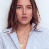Heart Stamp Layer Necklace Gold Colour Heart Stamp Layer Necklace Gold Colour