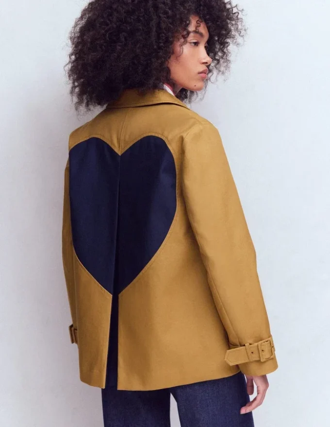 Heart Swing Trench Hazelnut Brown Heart Swing Trench Hazelnut Brown