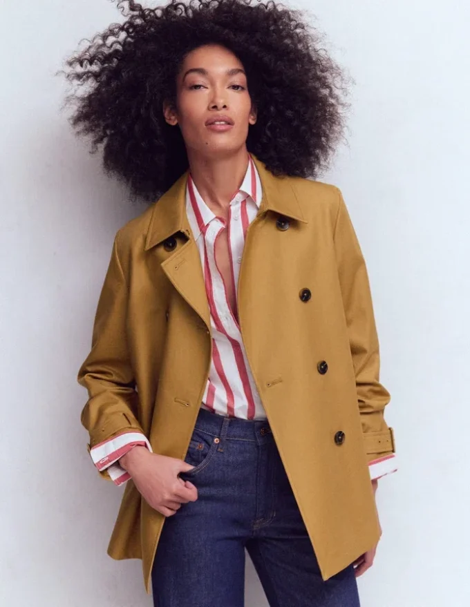 Heart Swing Trench Hazelnut Brown Heart Swing Trench Hazelnut Brown