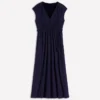 Heidi Ruched Rope Jersey Dress Navy Heidi Ruched Rope Jersey Dress Navy