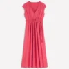 Heidi Ruched Rope Jersey Dress Winter Blush Heidi Ruched Rope Jersey Dress Winter Blush