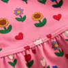 Hem Frill Rash Vest Set Almond Pink Sunflower Garden Hem Frill Rash Vest Set Almond Pink Sunflower Garden
