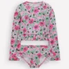 Hem Frill Rash Vest Set Lilac Chiffon Cornflower