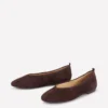 High Cut Ballet Flats Bitter Chocolate High Cut Ballet Flats Bitter Chocolate
