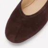 High Cut Ballet Flats Bitter Chocolate High Cut Ballet Flats Bitter Chocolate