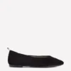 High Cut Ballet Flats Black High Cut Ballet Flats Black