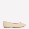 High Cut Ballet Flats Butter Yellow