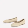 High Cut Ballet Flats Butter Yellow