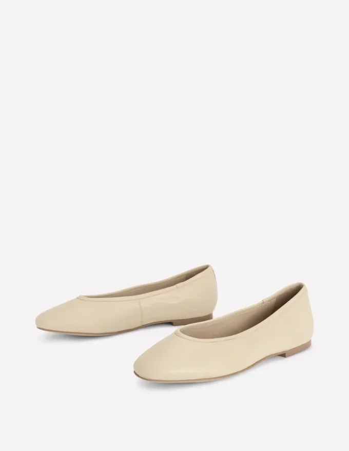 High Cut Ballet Flats Butter Yellow