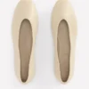 High Cut Ballet Flats Butter Yellow