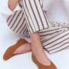High Cut Ballet Flats Ginger Snap High Cut Ballet Flats Ginger Snap