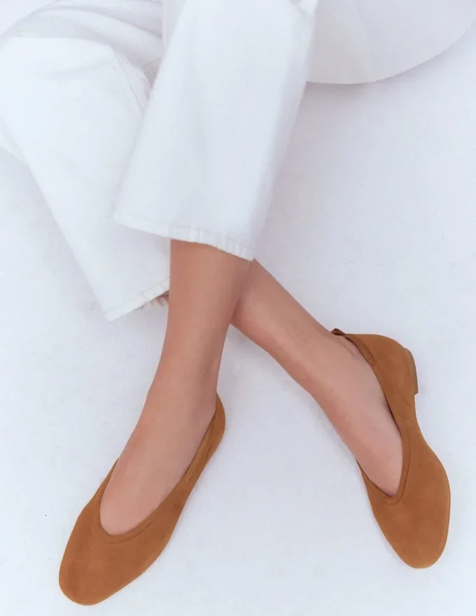 High Cut Ballet Flats Ginger Snap High Cut Ballet Flats Ginger Snap