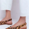 High Cut Flat Point Classic Leopard