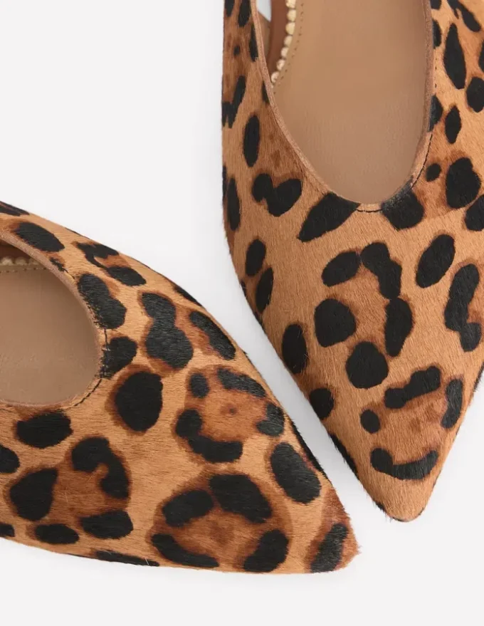 High Cut Flat Point Classic Leopard