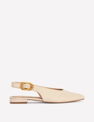 High Cut Flat Point Ecru