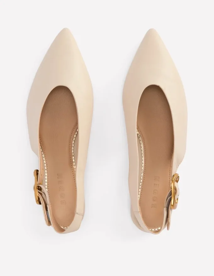 High Cut Flat Point Ecru