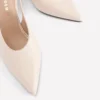 High Cut Slingback Court Ecru High Cut Slingback Court Ecru