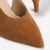 High Cut Slingback Court Tan High Cut Slingback Court Tan