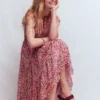 High Neck Sleeveless Dress Multi Leopard Flow High Neck Sleeveless Dress Multi Leopard Flow