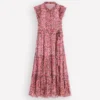 High Neck Sleeveless Dress Multi Leopard Flow High Neck Sleeveless Dress Multi Leopard Flow