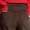 High Rise Column Leg Jeans Chocolate Brown High Rise Column Leg Jeans Chocolate Brown